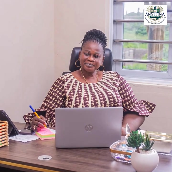 The Principal at her desk